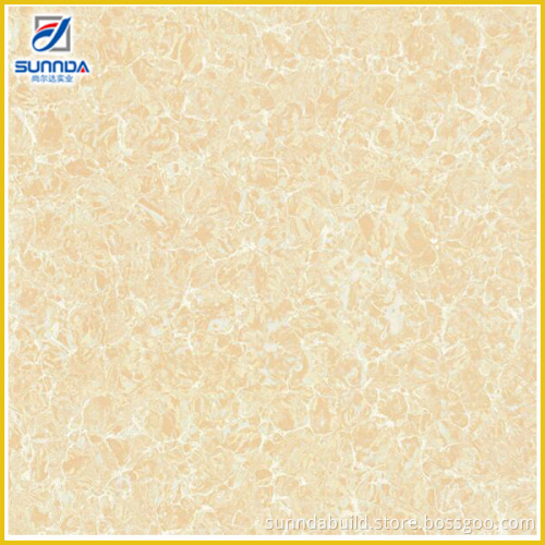 Porcelanato polished white and yellow and brown pulati floor and wall tile 60x60